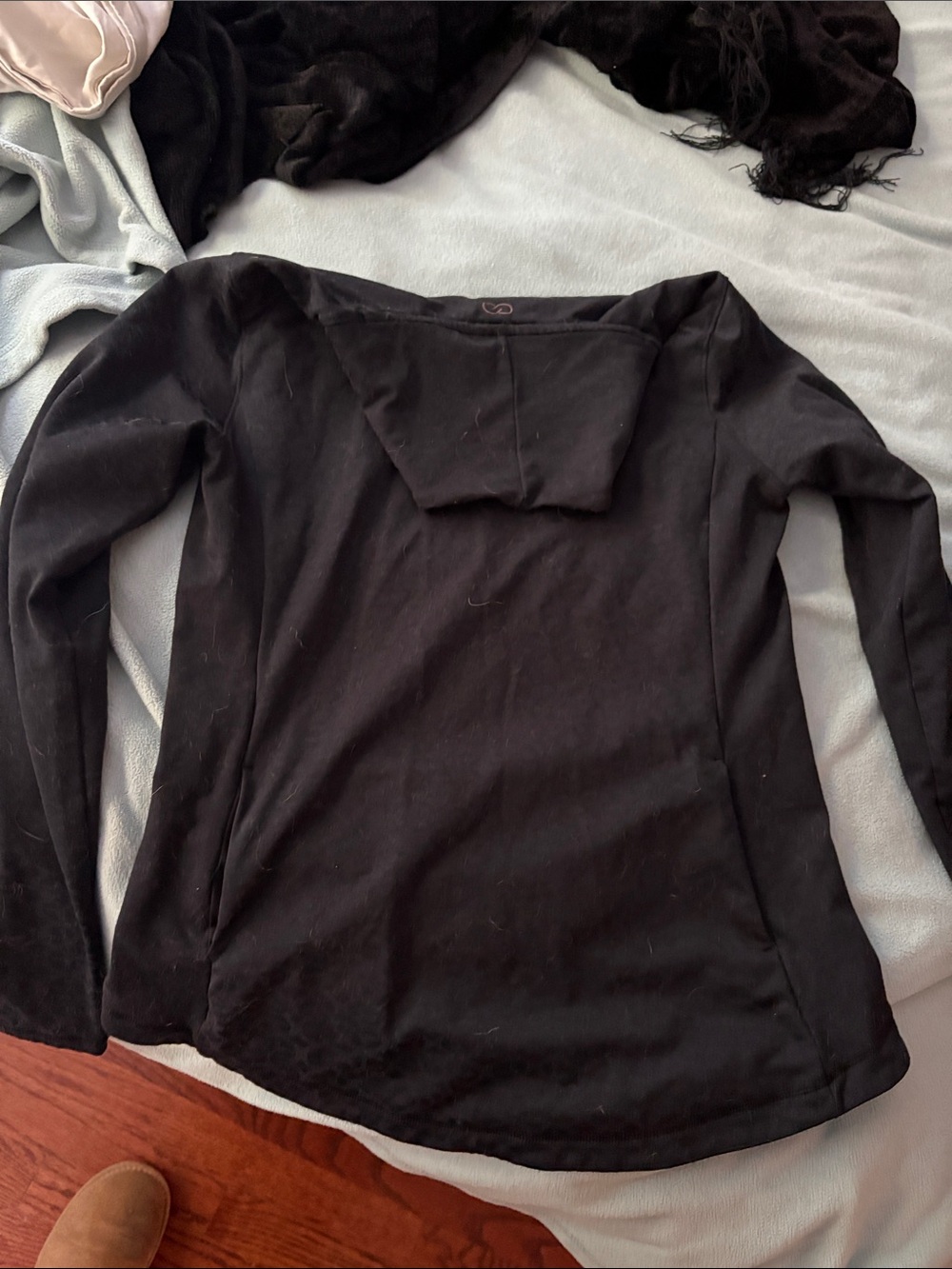 Black Women's Long-Sleeve turtleneck Top